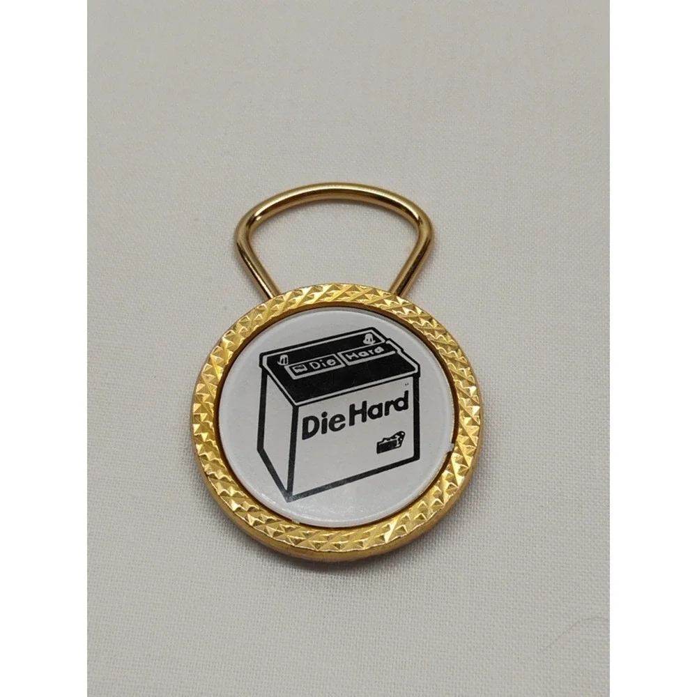 Vintage‎ Sears Tire Auto Center Nail Clipper Die Hard Keychain Set Advertising